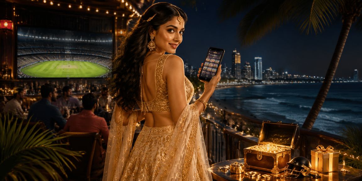 Excited cricket fans placing bets in India